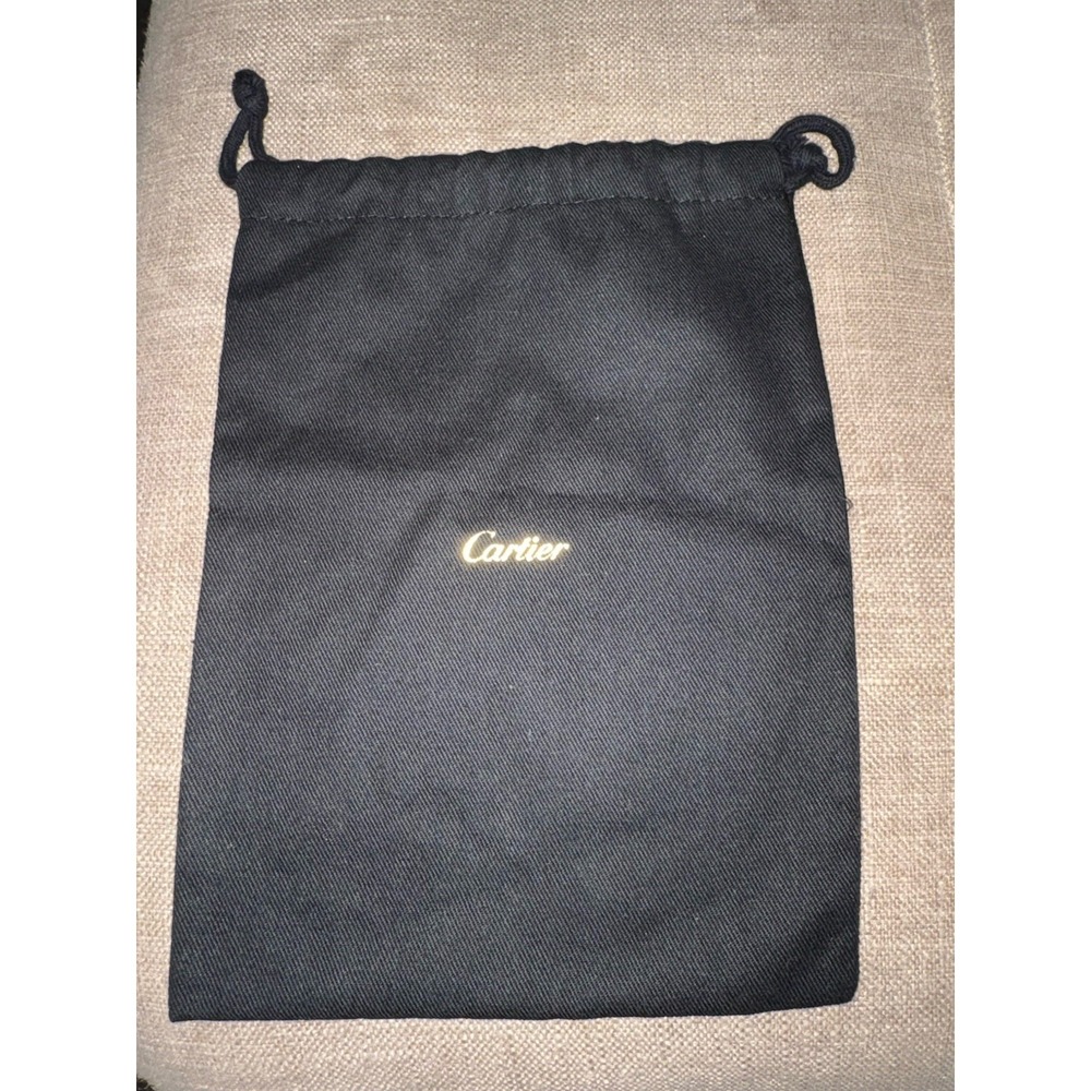 Cartier Dust Bag Small Black 10"‎ x 7"